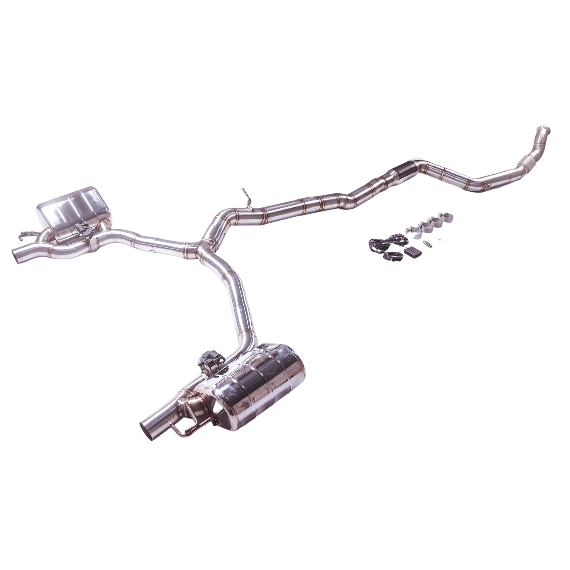 Mercedes-Benz CLS450 3.0T (M256) 2021-CatBack Exhaust System l Dual Mufflers | Dual Valves | Dual Exit Configuration