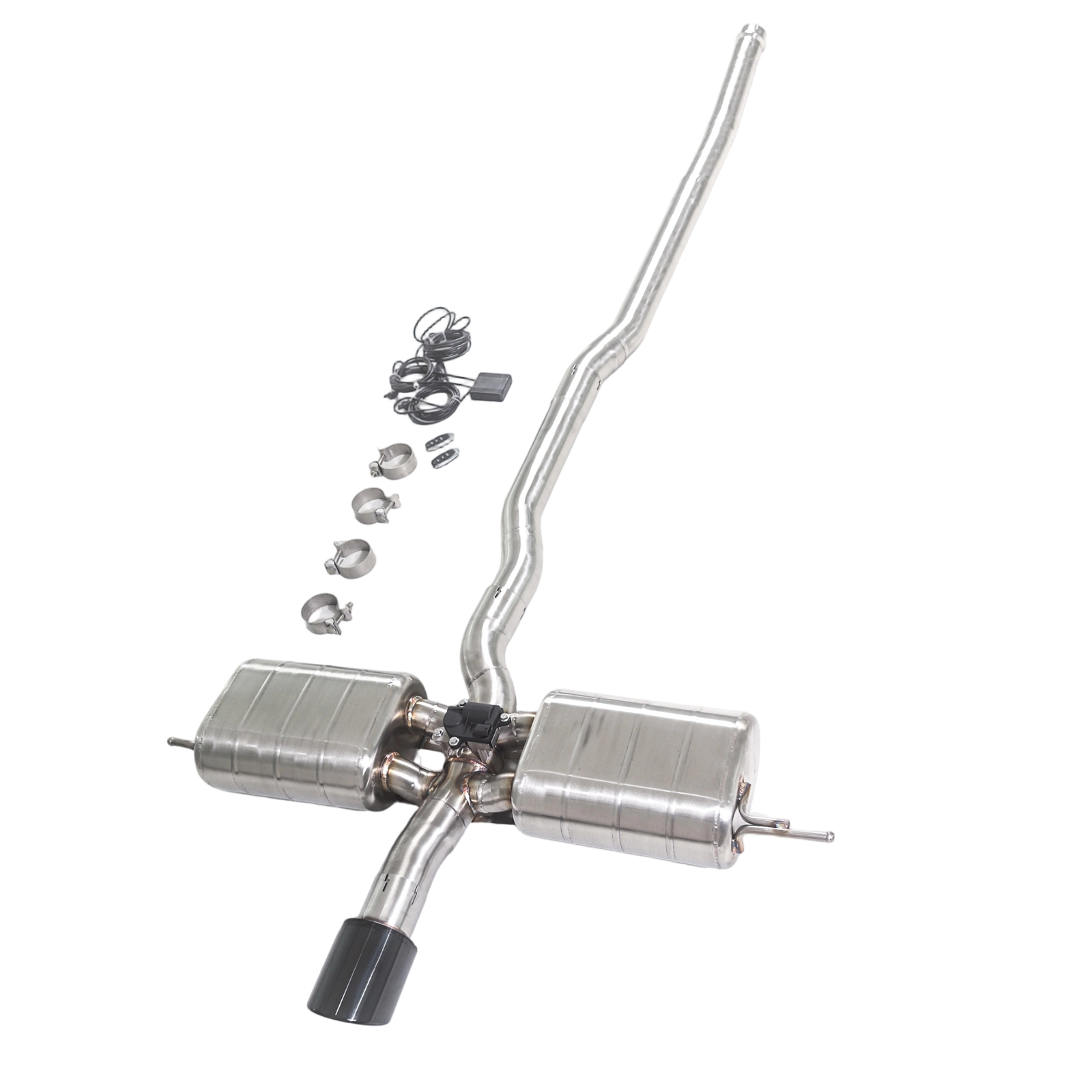 2025 MINI Cooper F66 2.0T Valved Cat-Back Exhaust Dual Mufflers | Single Valve | Center Exit