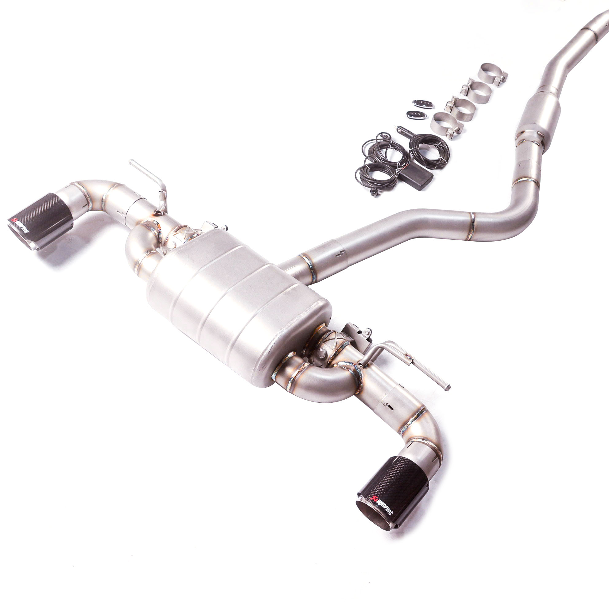 BMW 125i 2.0T F20 Valved Cat-Back Exhaust Single Muffler | Dual Electronic Valves | Dual Exit