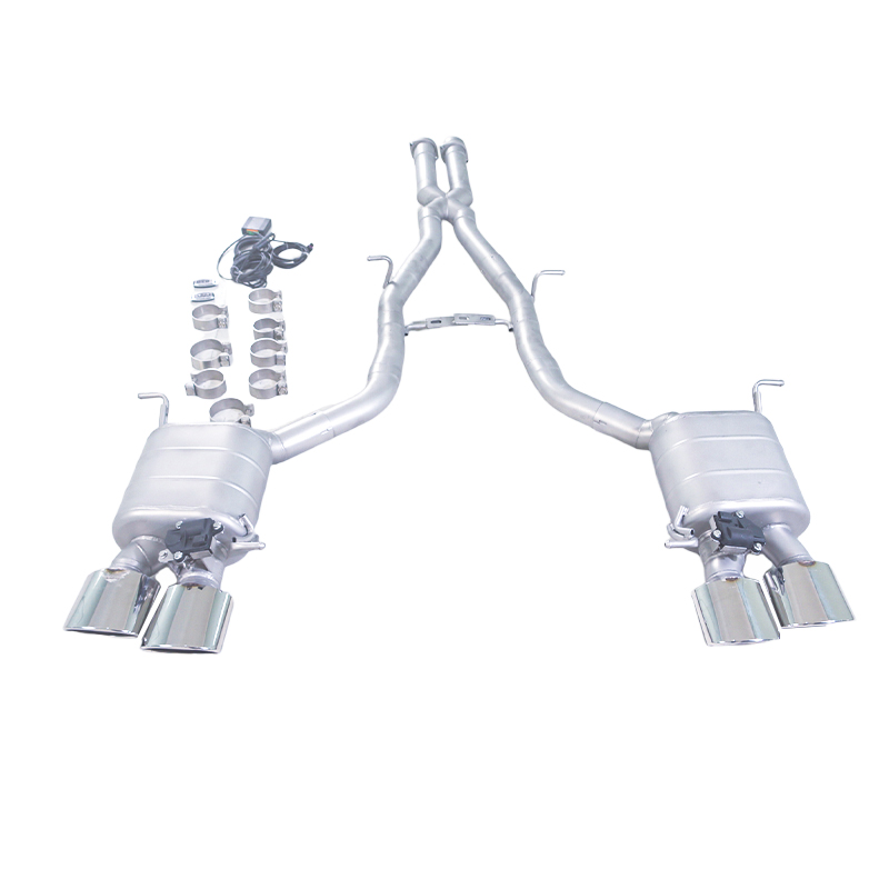 2009–2016 Audi S4 Avant 3.0T GFC Cat-Back Exhaust Dual Mufflers | Dual Valves | Quad Exit