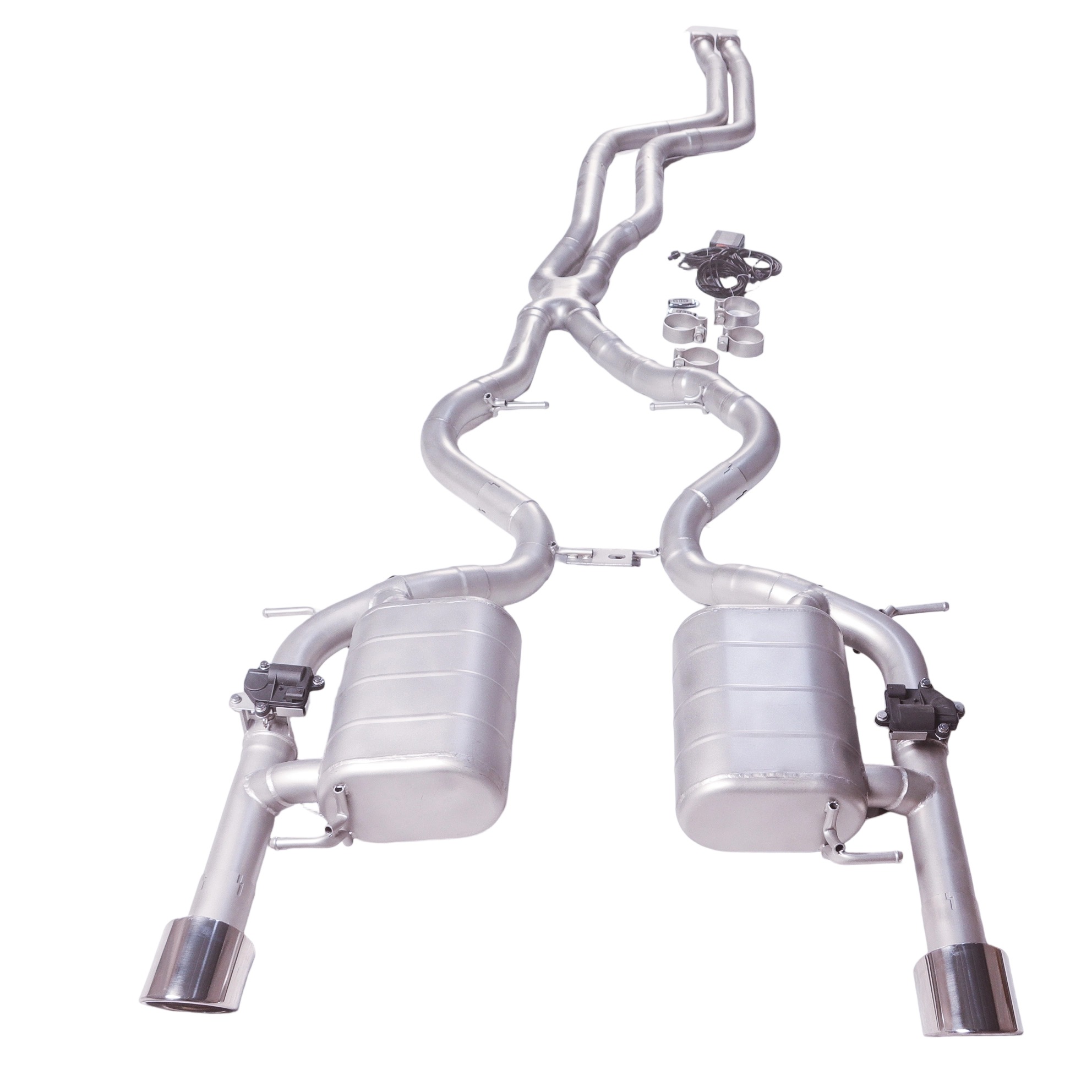 2008–2012 BMW 335i / 340i / 430i / 440i 3.0T E90/E92 Valved Cat-Back Exhaust Dual Mufflers | Dual Valves | Dual Exit
