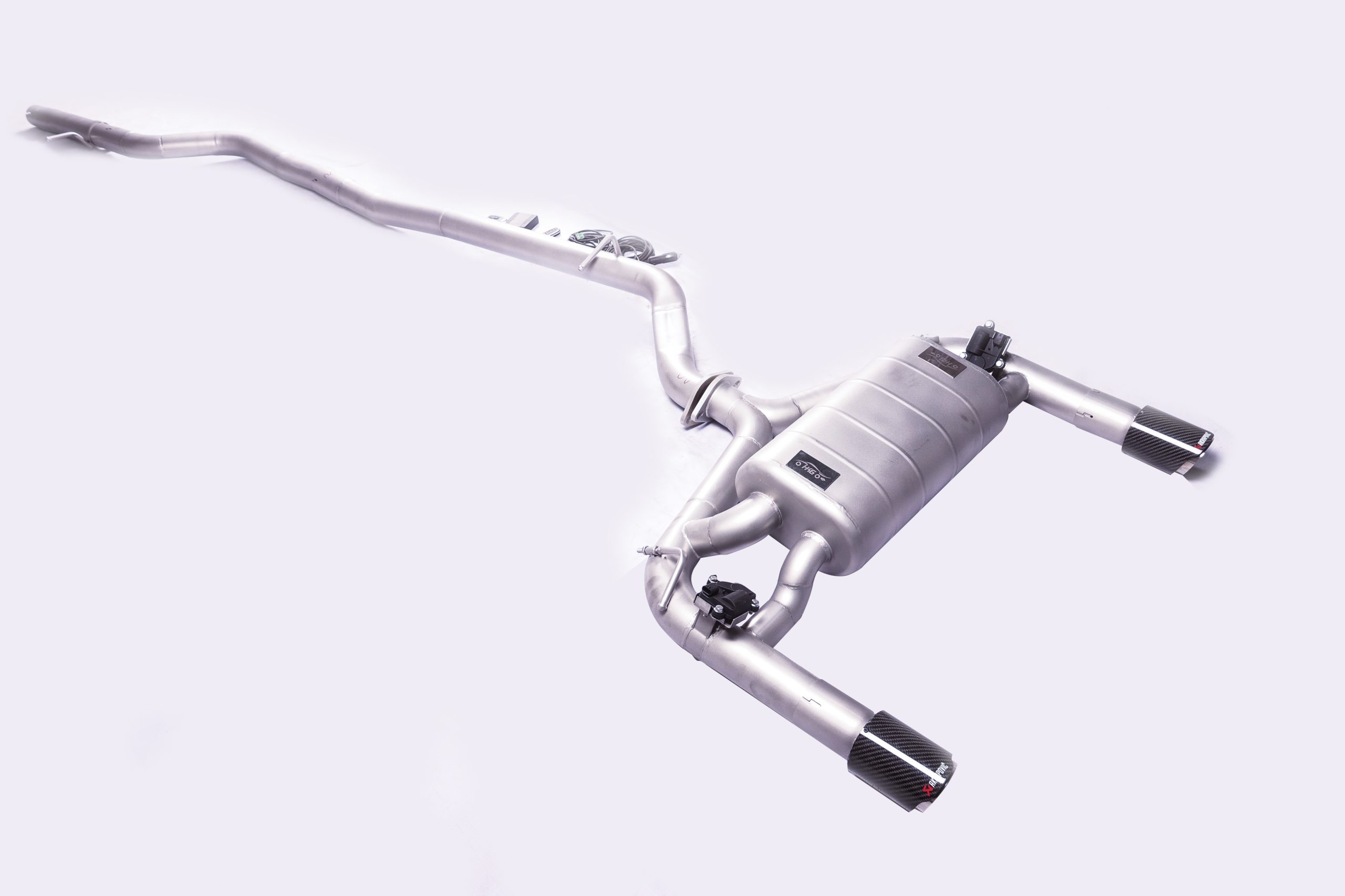 2013–2016 BMW 328i / 428i 2.0T F30/F32 Valved Cat-Back Exhaust Single Muffler | Dual Valves | Quad Exit | M3 Rear Lip Compatible