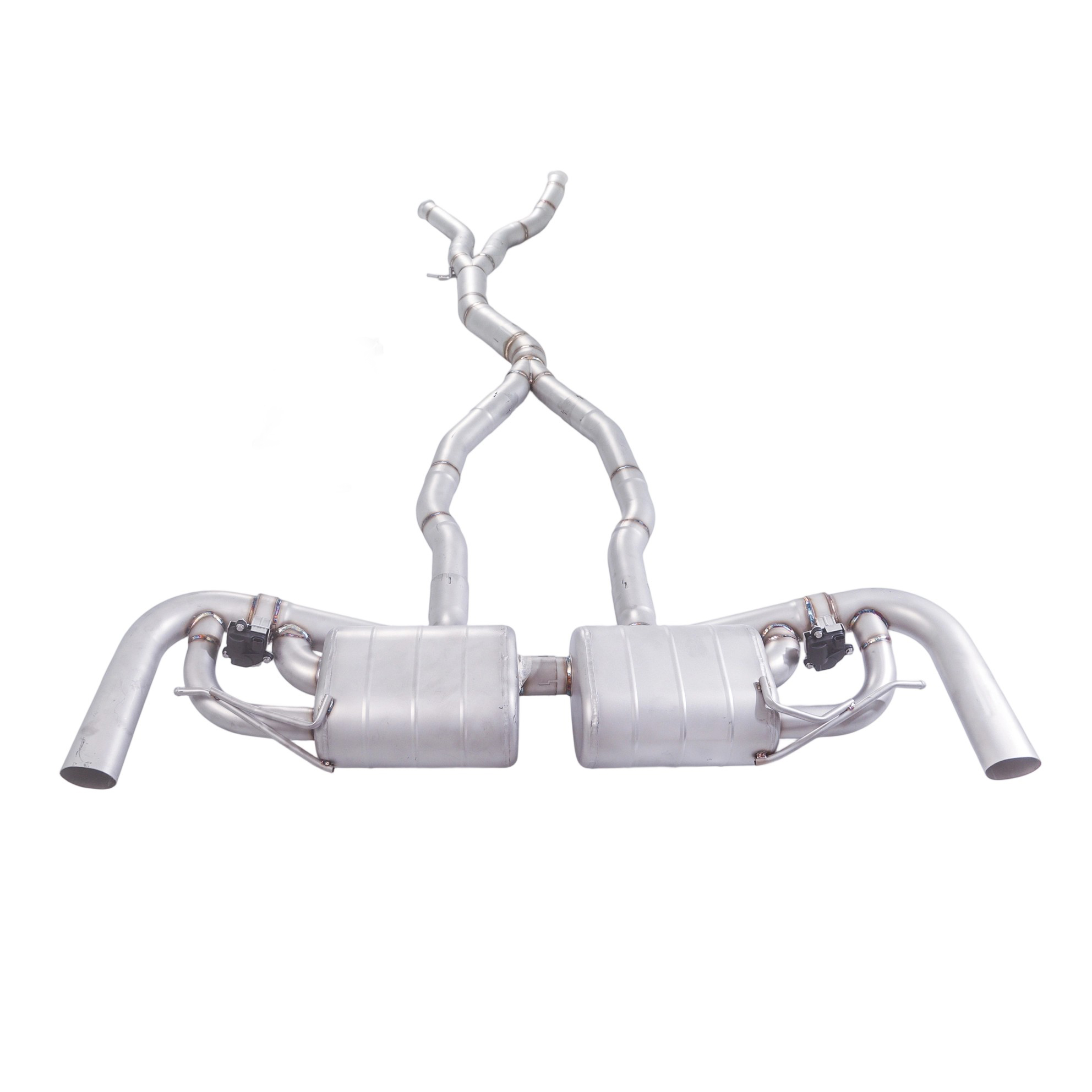 Mercedes-Benz GLE 500E 3.0T (W166) 2018 CatBack Exhaust System | Dual Mufflers | Dual Valves | Dual Exit | OEM Diffuser Compatible