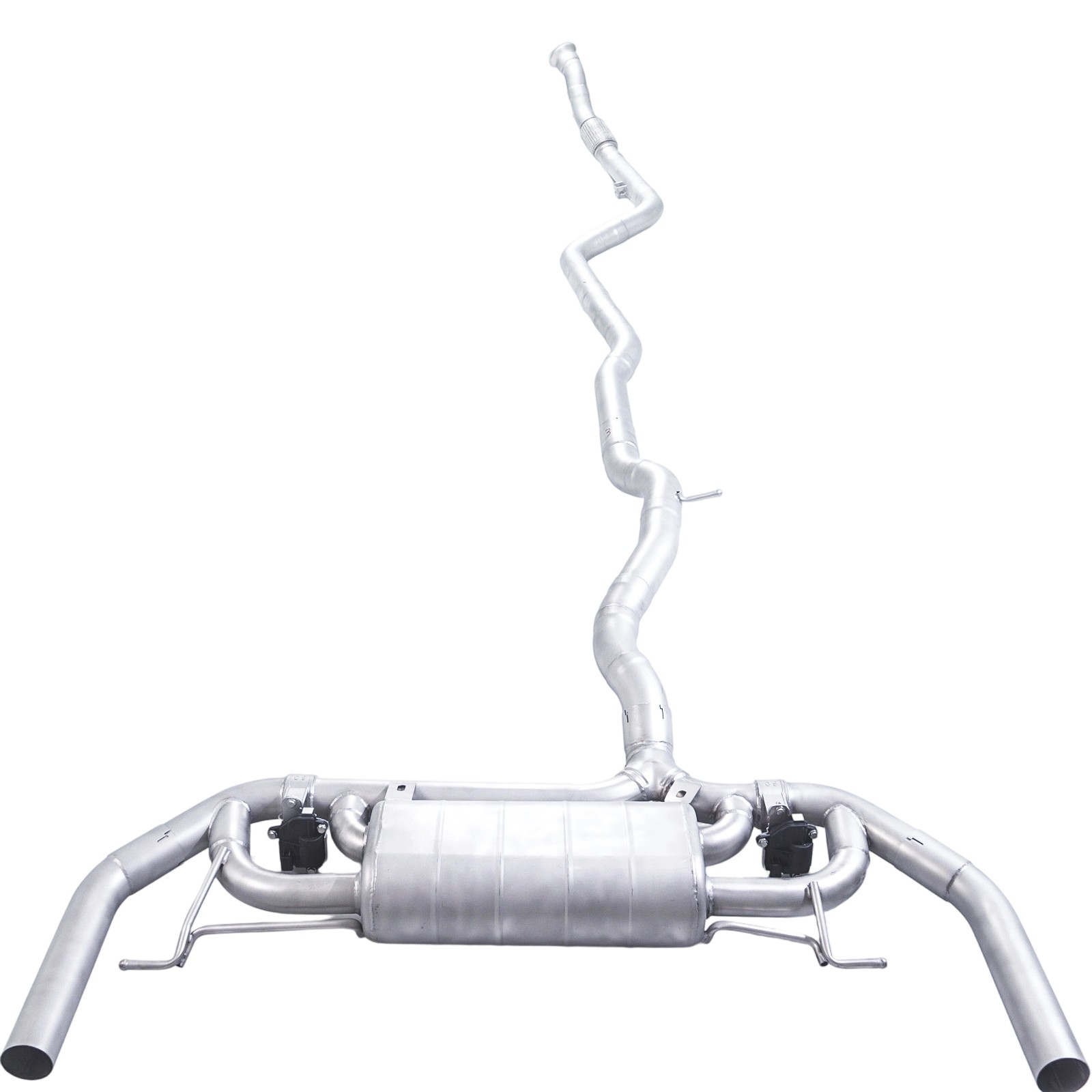 2013 Audi S8 D4 4.0L GFC Full Exhaust System (Front + Mid + Rear) Dual Mufflers | Dual Valves | Quad Exit