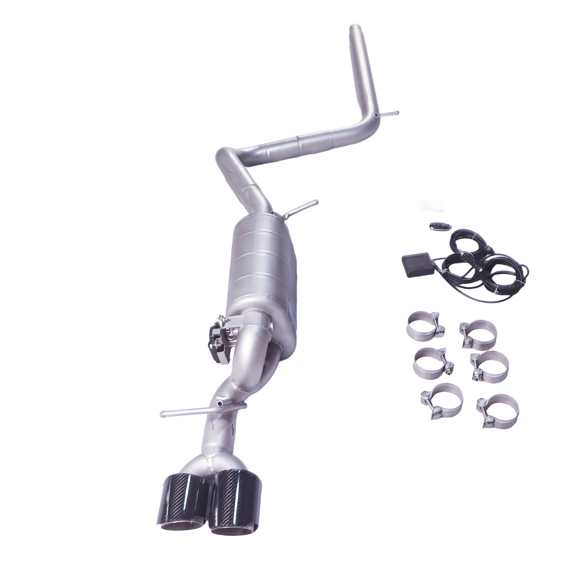 Audi A1 1.4T Valved Cat-Back Exhaust System Single Muffler | Single Valve | Dual Exit (Single Side)