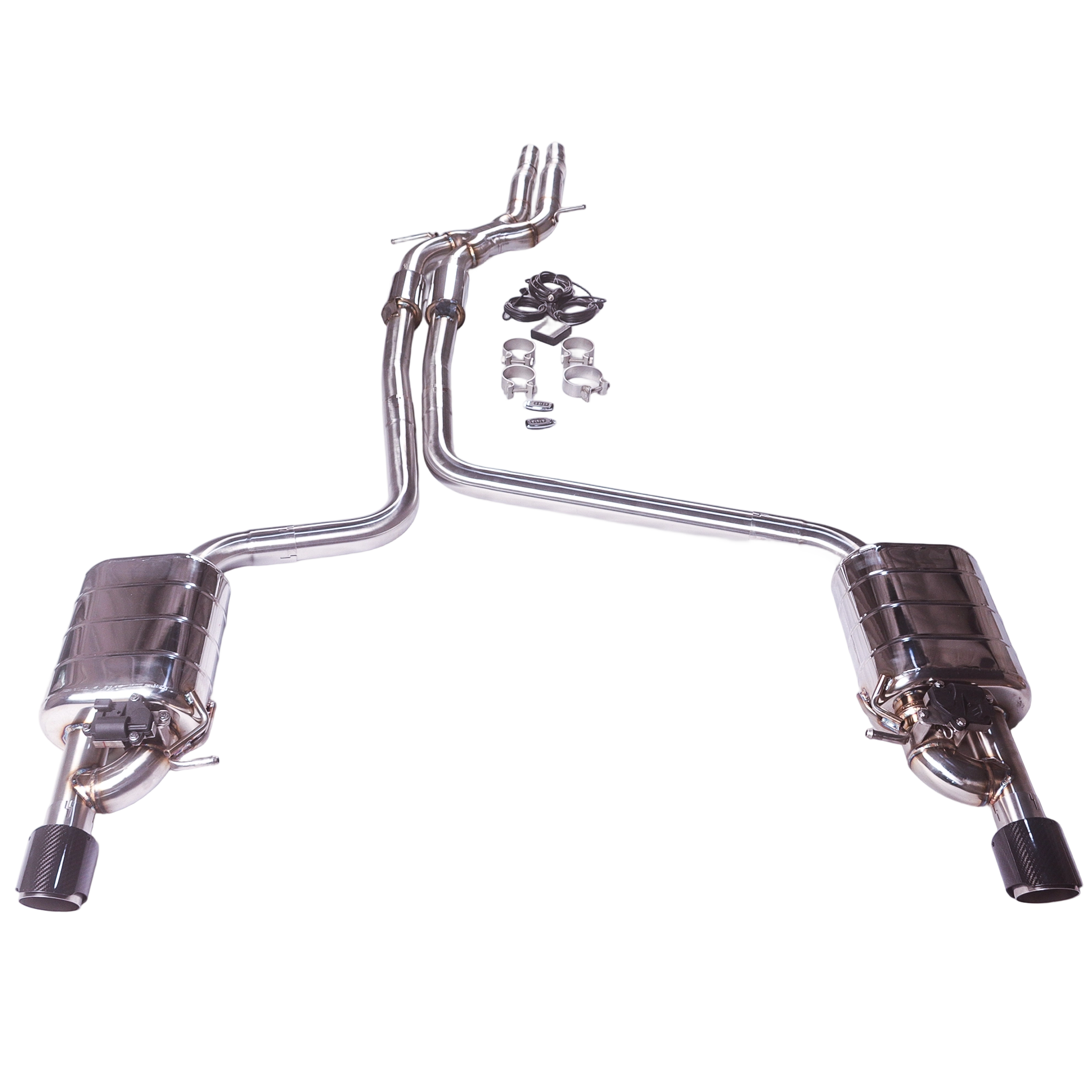 2013 Audi A6 C7 3.0T quattro GFC Valved Cat-Back Exhaust System Dual Mufflers | Dual Valves | Dual Exit