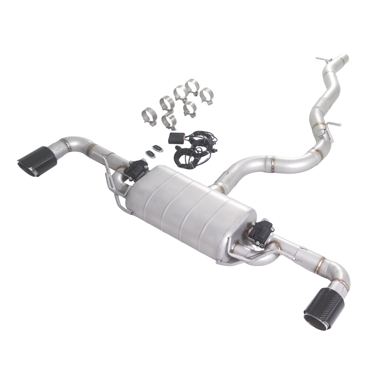 2008 Audi TT 8J 3.2T VR6 GFC Cat-Back Exhaust Single Muffler | Dual Valves | Dual Exit