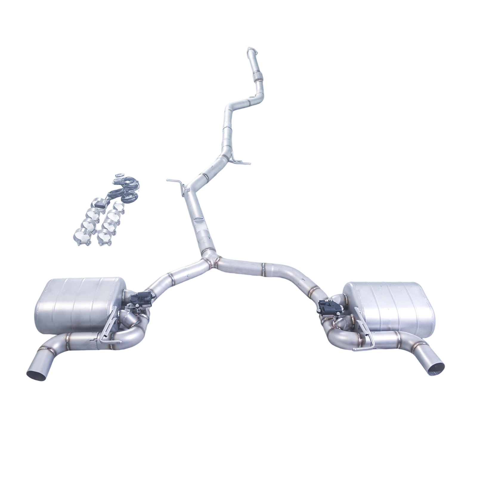 2023 Audi A4L 2.0T quattro GFC Full Exhaust System (Front + Mid + Rear) Dual Mufflers | Dual Valves | Dual Exit