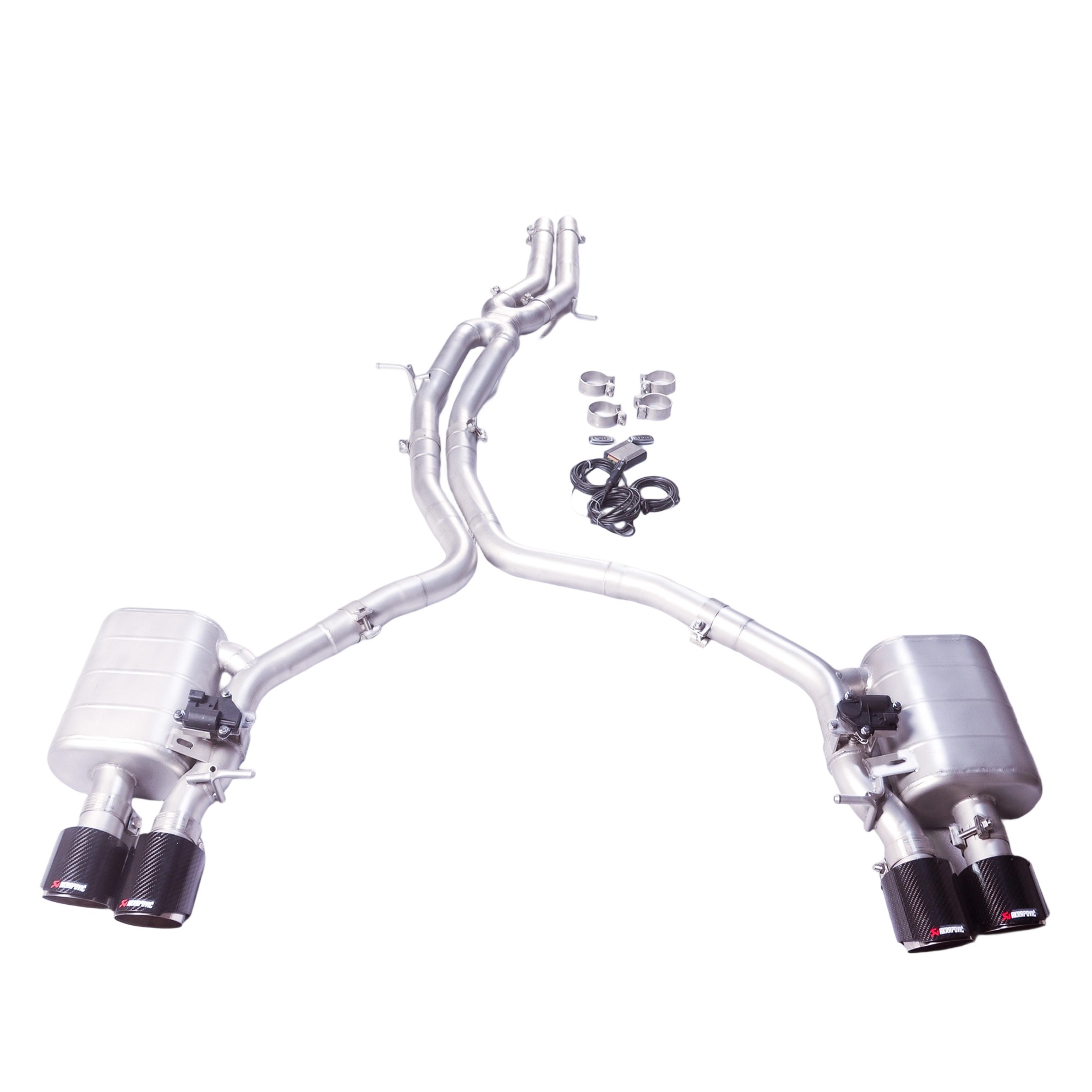 2022 Audi S5 3.0T HKG Valved Cat-Back Exhaust System Dual Mufflers | Dual Valves | Quad Exit