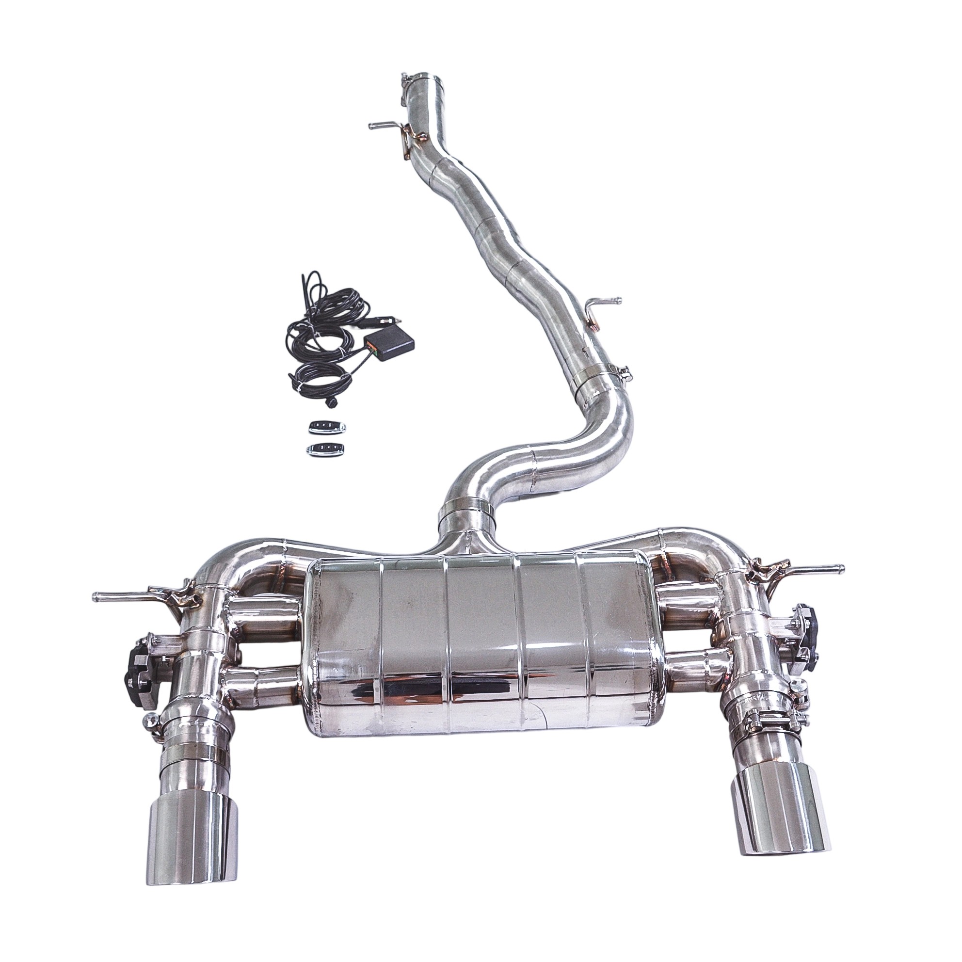 2015 Audi TT 2.0T quattro GFC Cat-Back Exhaust Single Muffler | Dual Valves | Dual Exit