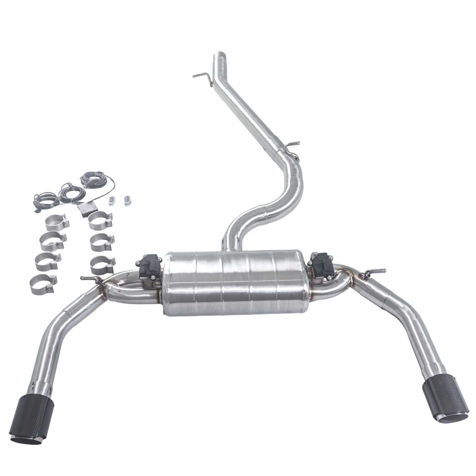 2018 Audi A3 2.0T quattro GFC Cat-Back Exhaust Single Muffler | Dual Valves | Dual Exit