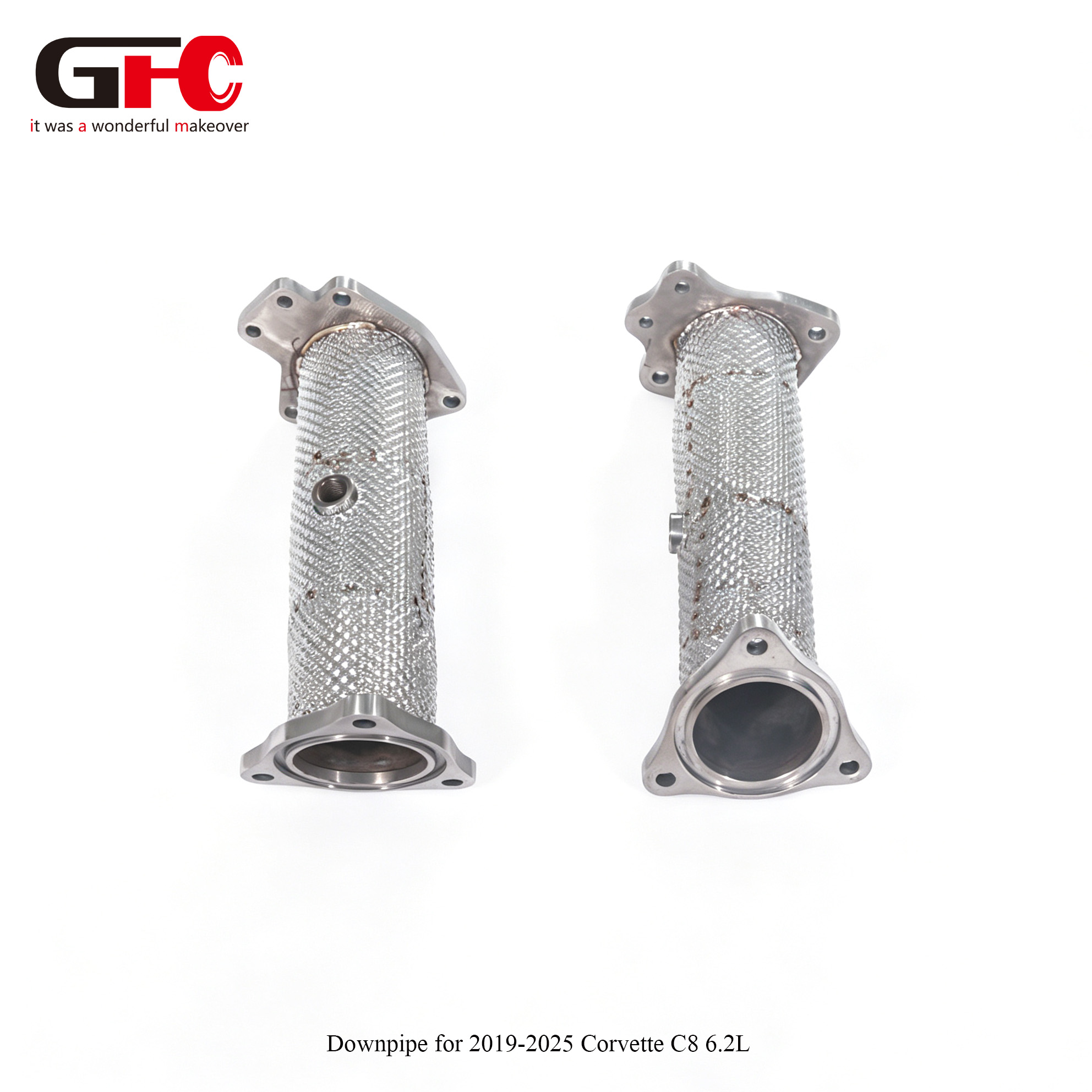 2019-2025 Chevrolet Corvette C8 Z06 6.2L GFC Catless Downpipe