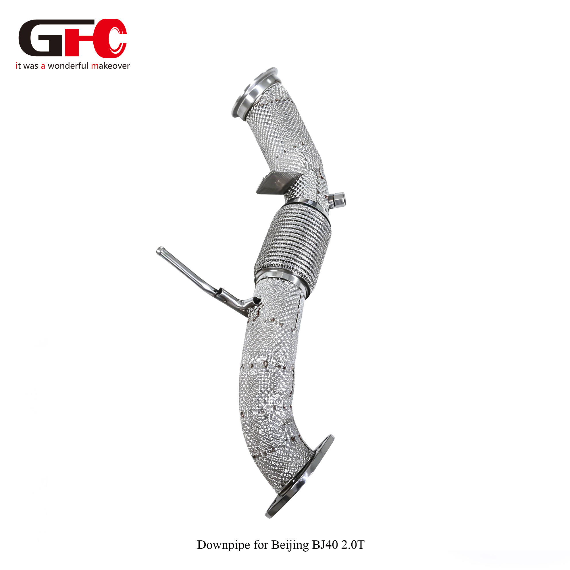 Beijing BJ40 2.0T Modified with GFC Catless Downpipe