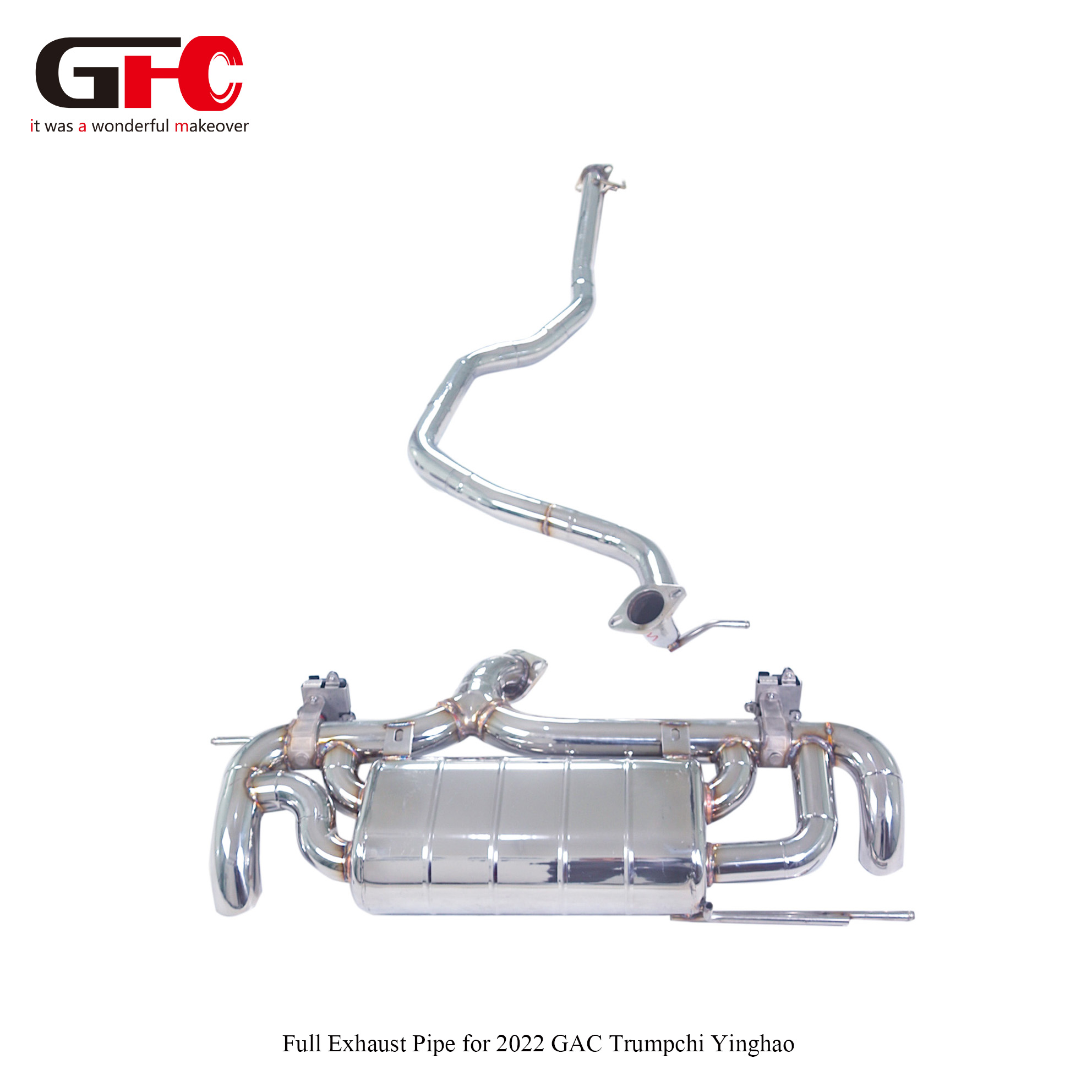 2022 Trumpchi Emkoo 1.5T Modified with GFC Downpipe + Axle-Back Exhaust with Single Muffler, Dual Electronic Control Valves & Valvetronic, and Hidden Turndown Tips