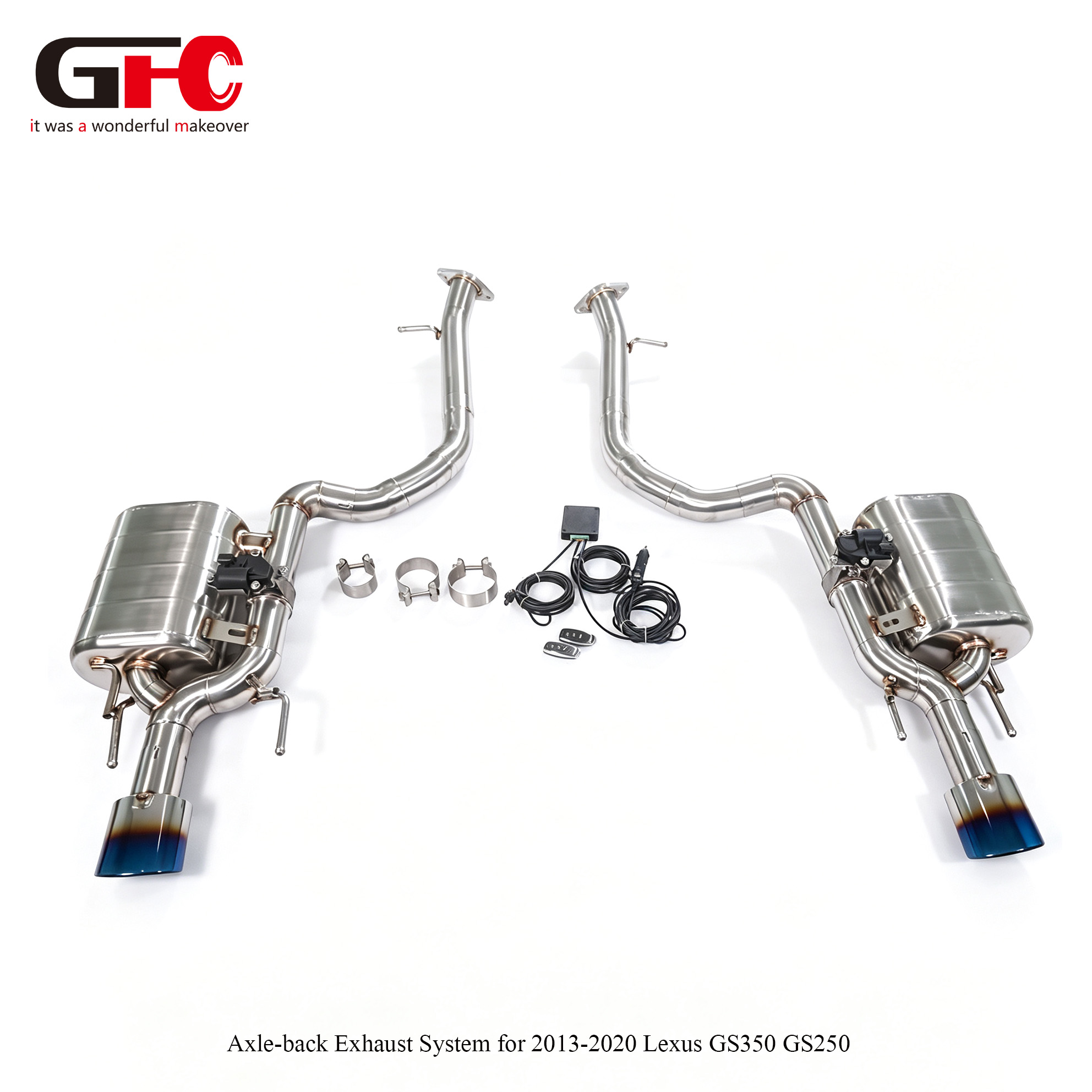 Lexus GS350 3.5L GFC Axle-Back Exhaust