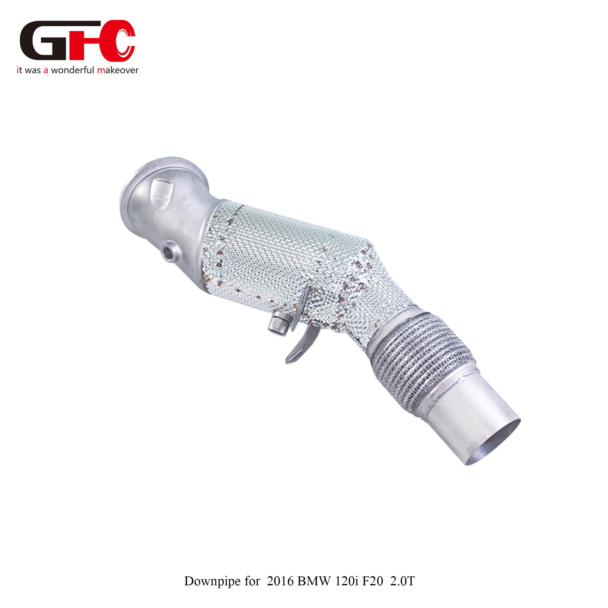 2016 BMW 120i F20 2.0T Modified with GFC 300 Cell High Flow Catalytic Converter Downpipe